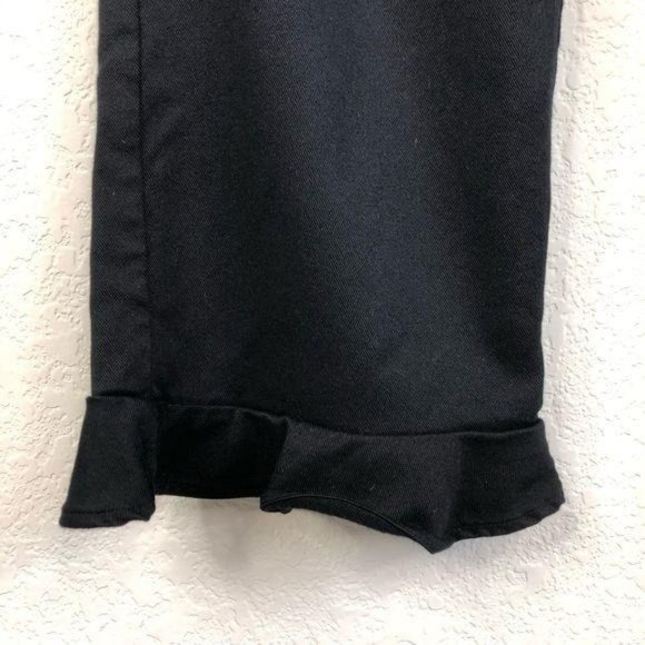 REFORMATION Mesa Cropped Ruffle Hem Flat Front Pant - Picture 7 of 10